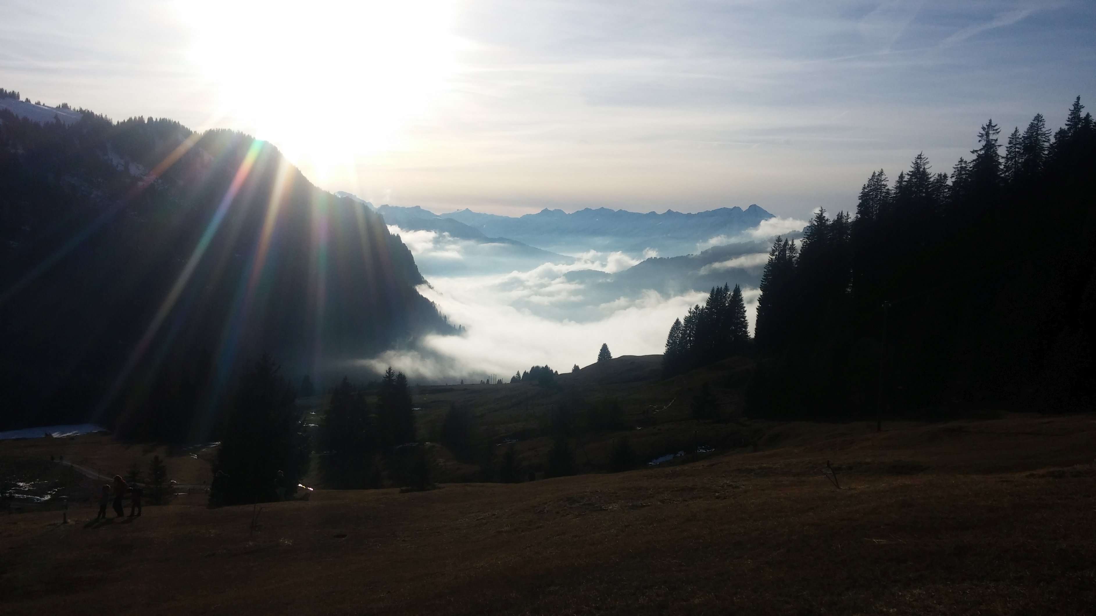 Blick ins Wolkenmeer (Foto: Manuel)
